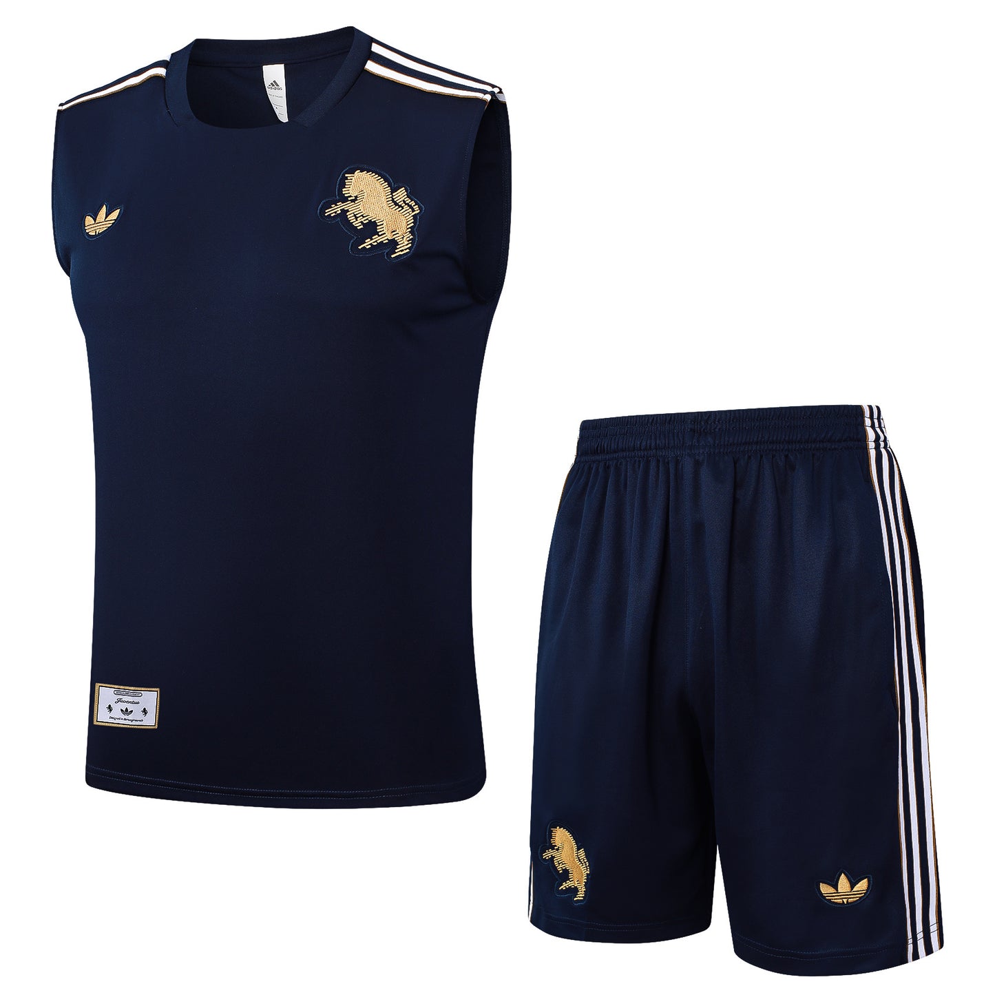 Juventus Sleeveless Training Kit - Retro Third