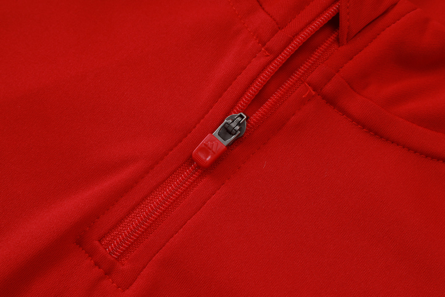 Spain 1/4 Zip Tracksuit Set - Red/Black/Grey