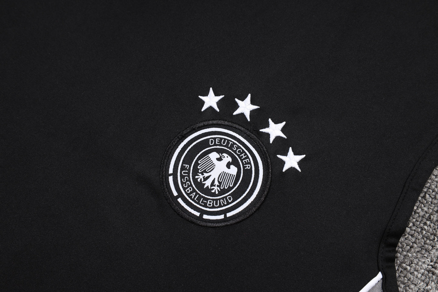 Germany Sleeveless Training Kit - Black/Grey