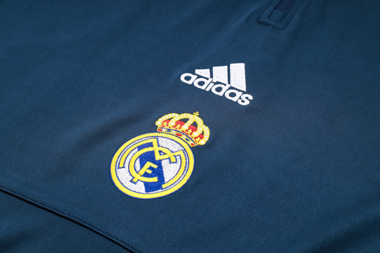 Real Madrid 1/4 Zip Retro Tracksuit Set