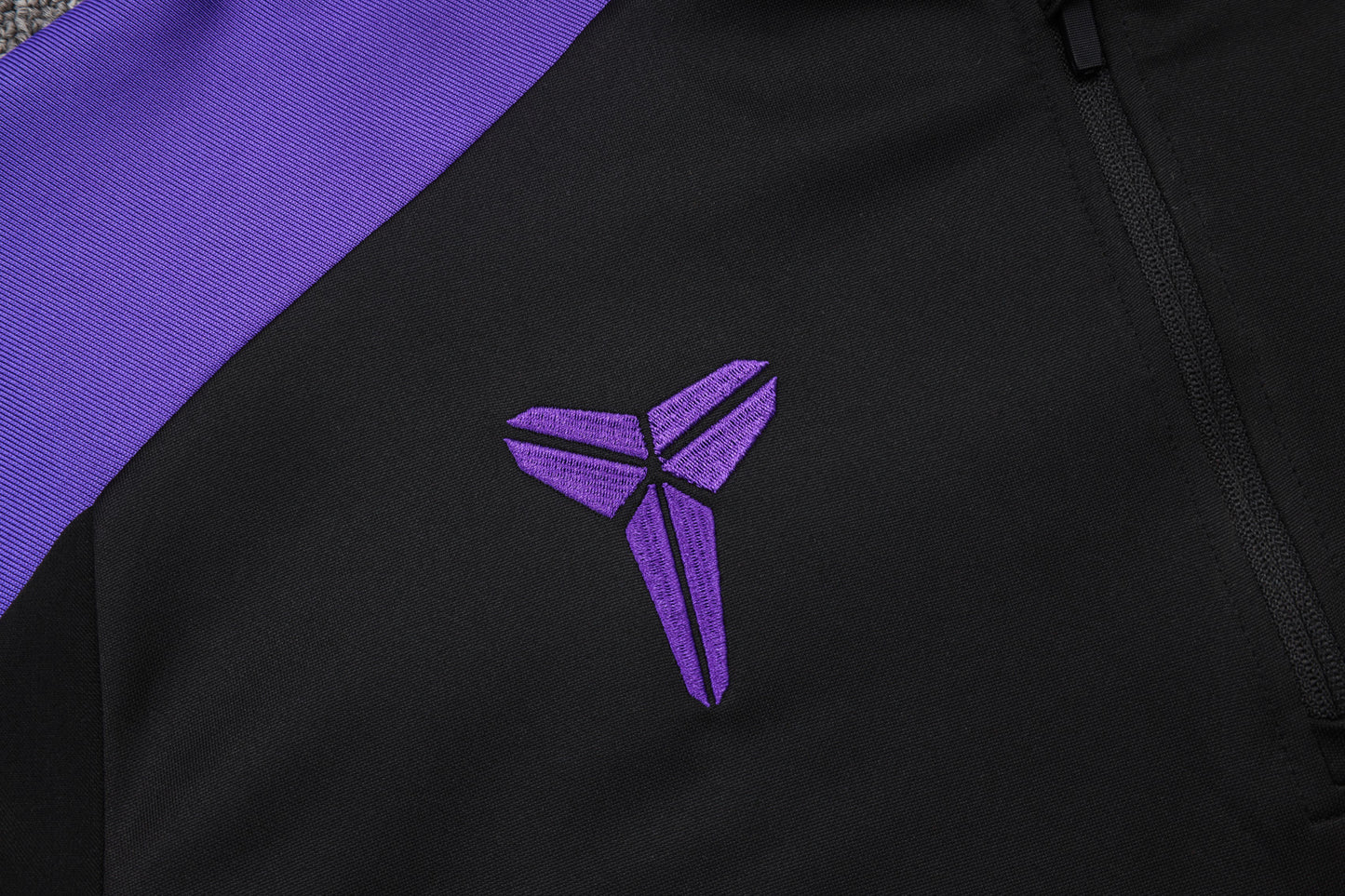 Barcelona x Kobe 1/4 Zip Tracksuit Set Black/Purple