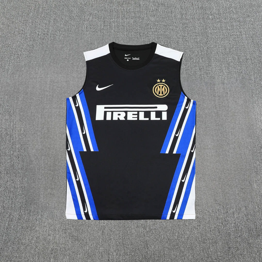 Inter Milan 2025/26 Sleeveless Training - Black