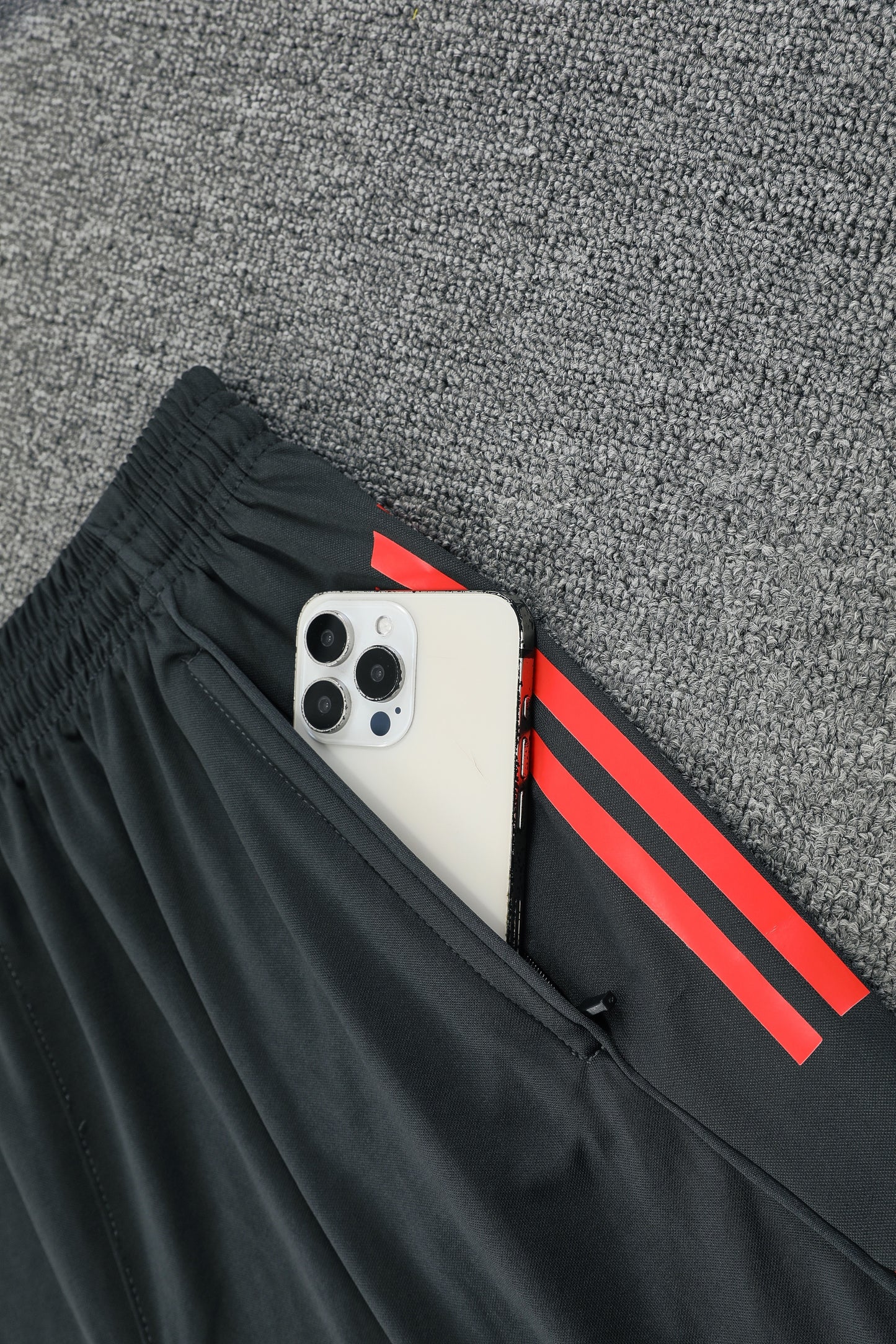 Bayern Munich Sleeveless Training Kit - Dark Grey/Crimson Red