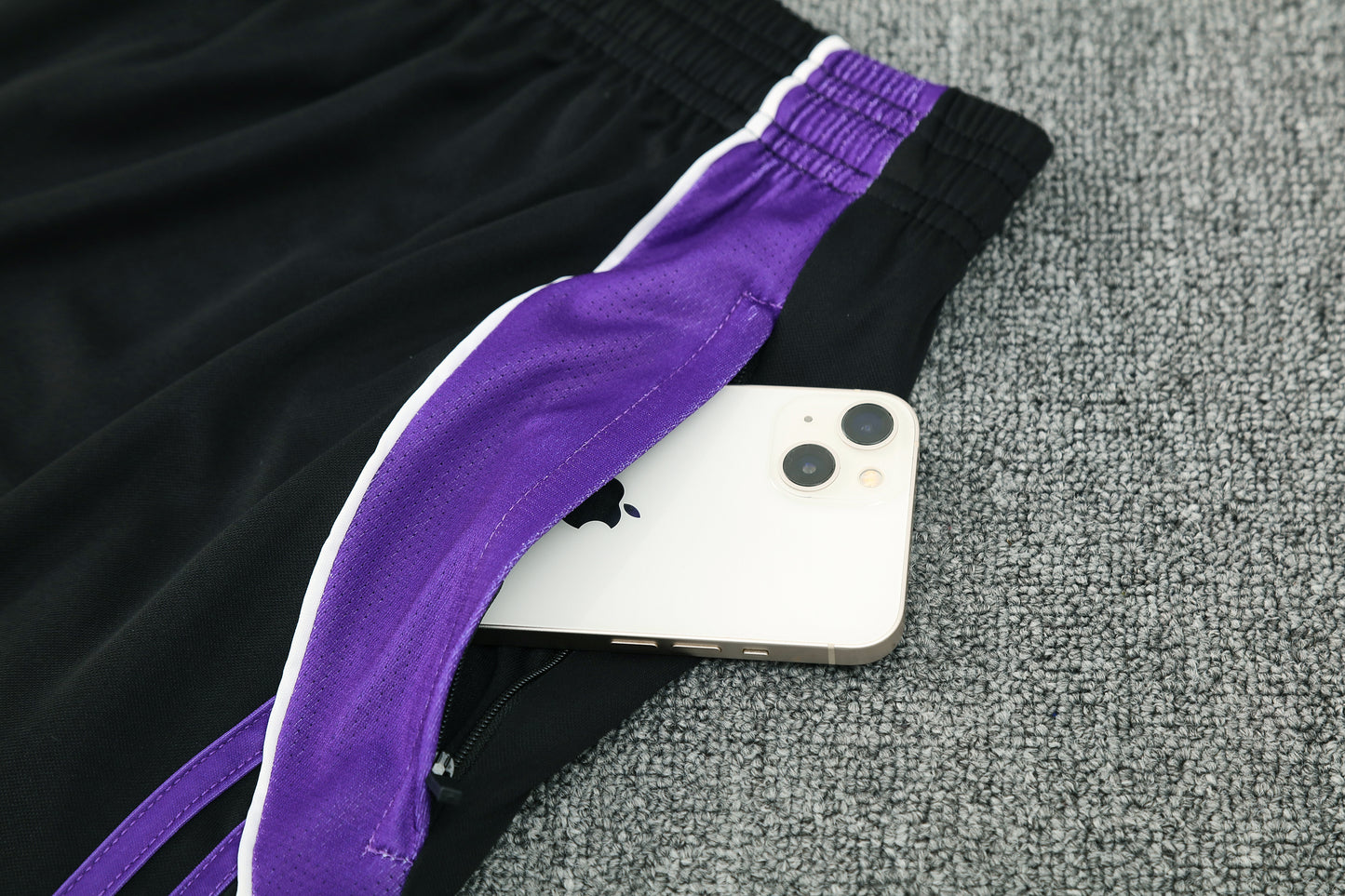 Real Madrid Sleeveless Training Kit - White/Purple/Black