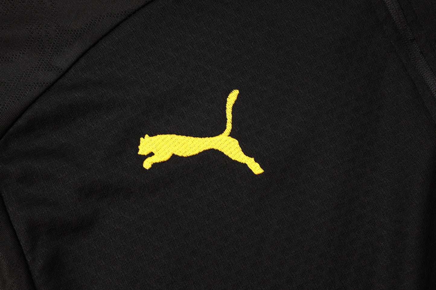 Borussia Dortmund 1/4 Zip Tracksuit Set Black/Yellow