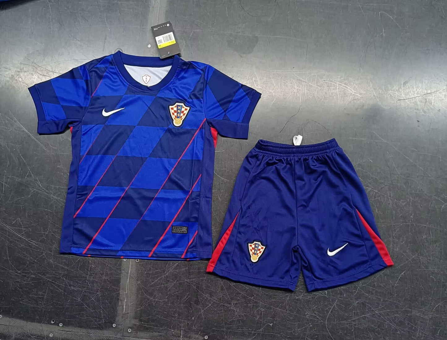 Croatia 2024 EURO Away - Kids
