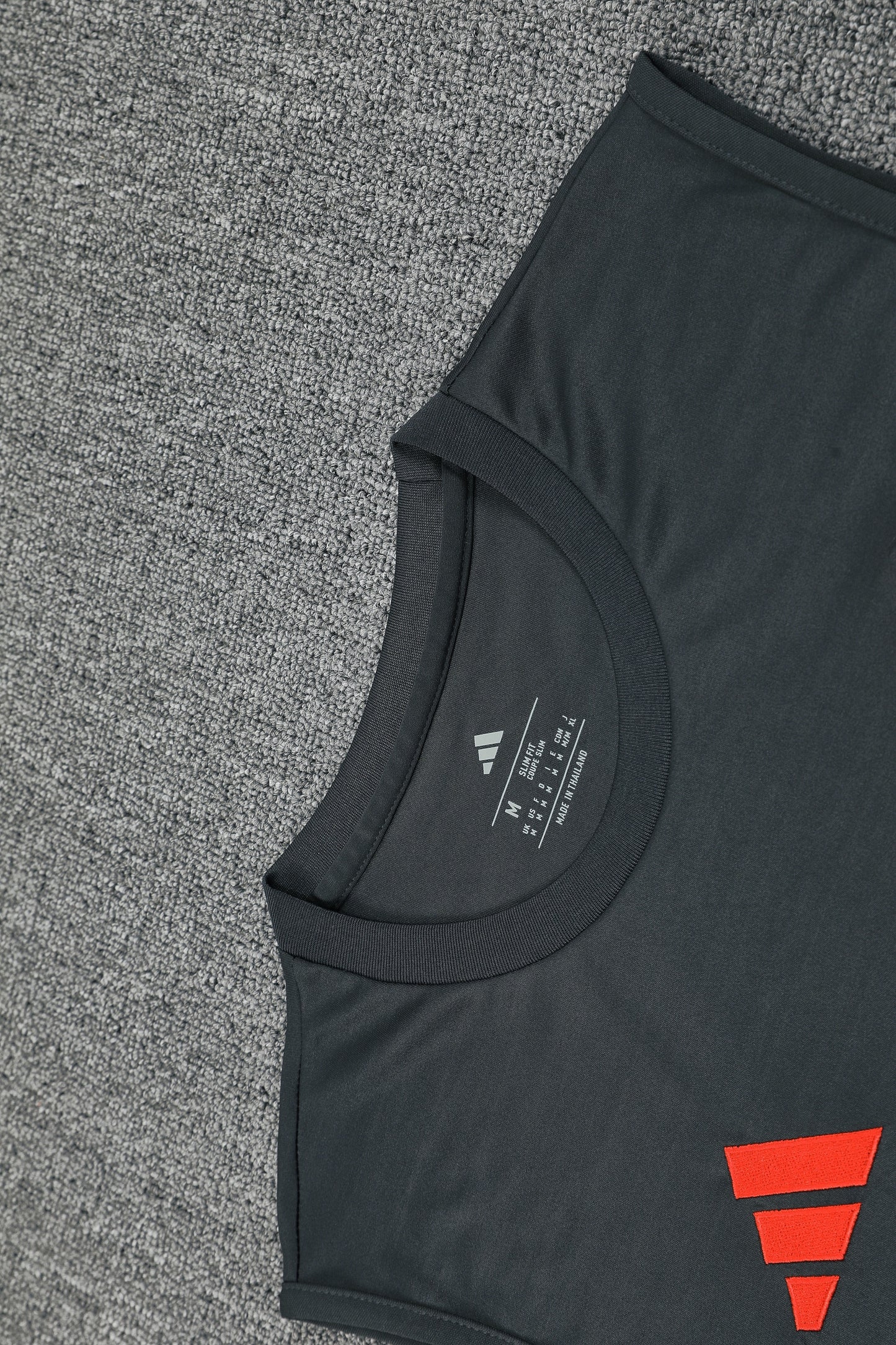 Bayern Munich Sleeveless Training Kit - Dark Grey/Crimson Red