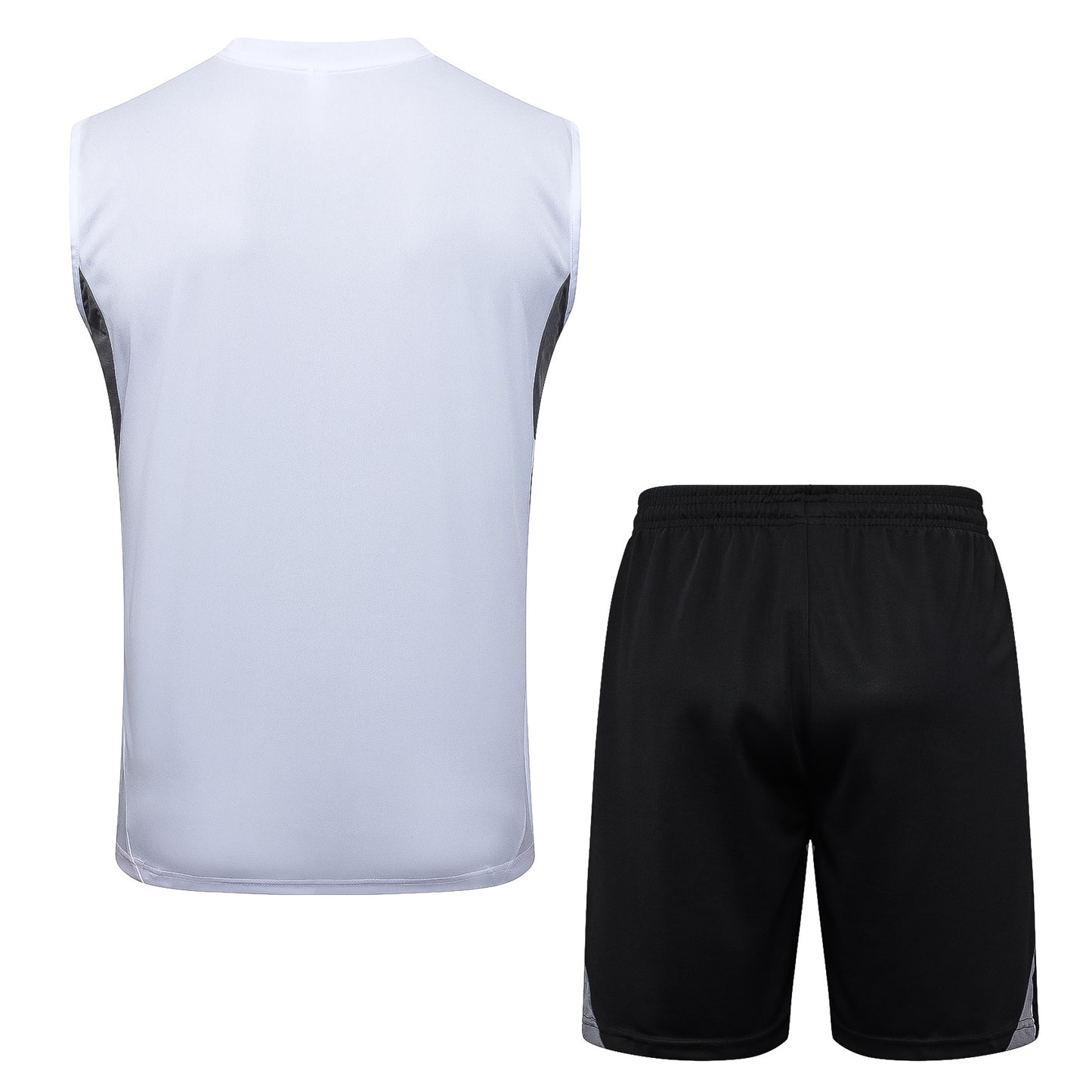 Germany Sleeveless Training Kit - White/Grey/Black