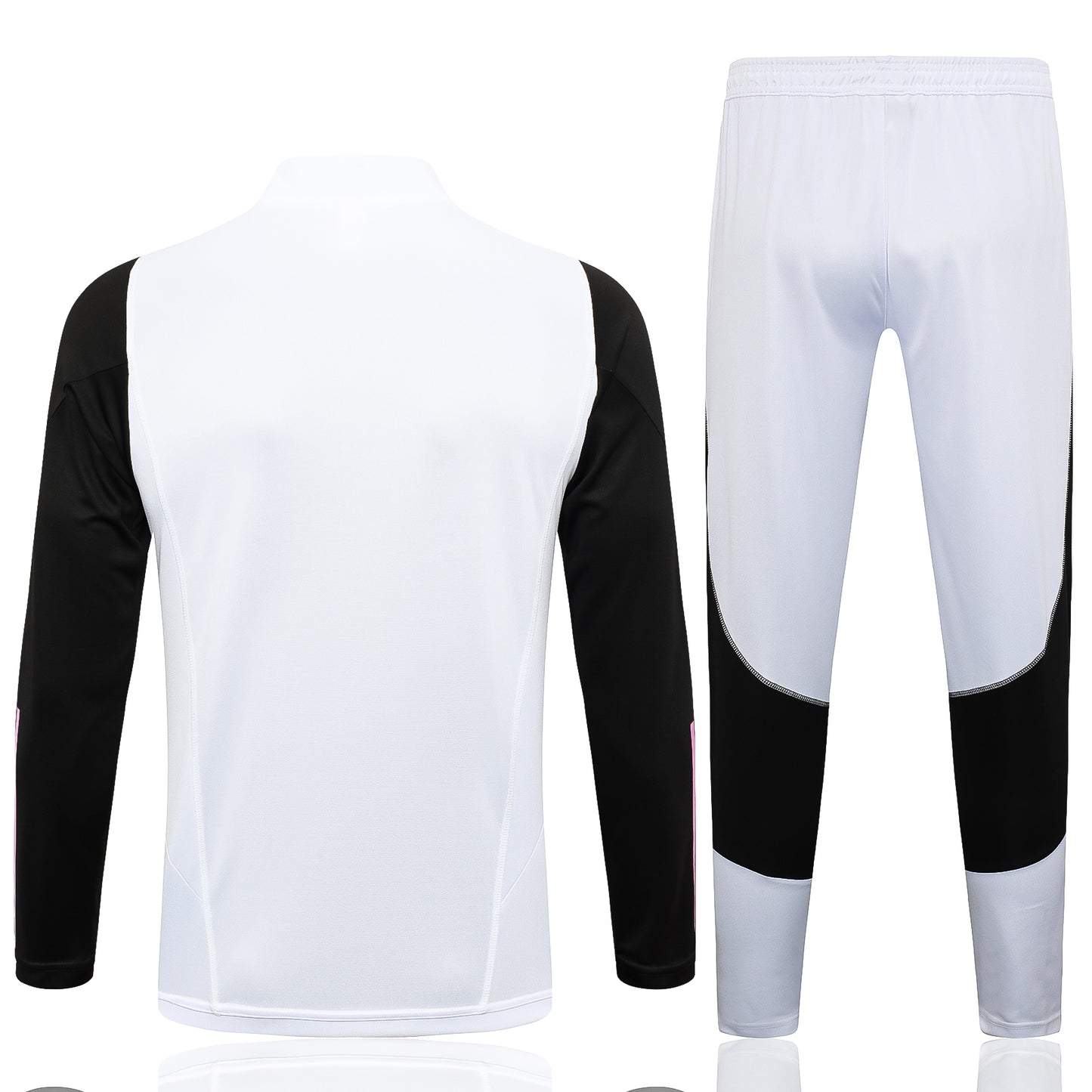 Juventus 1/4 Zip Tracksuit Set White/Pink/Black