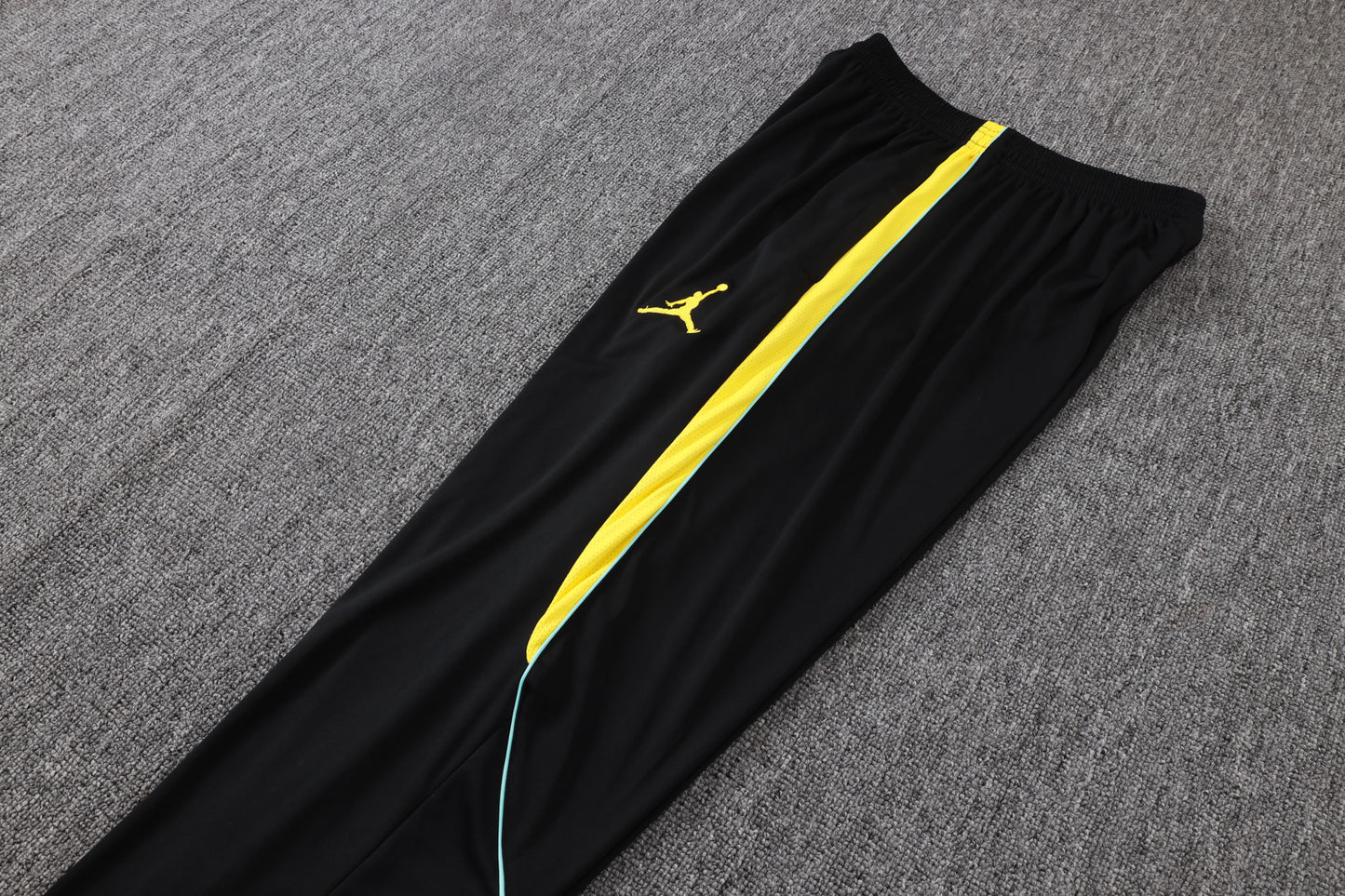 Brazil 1/4 Zip Tracksuit Set - Black/Yellow Jordan