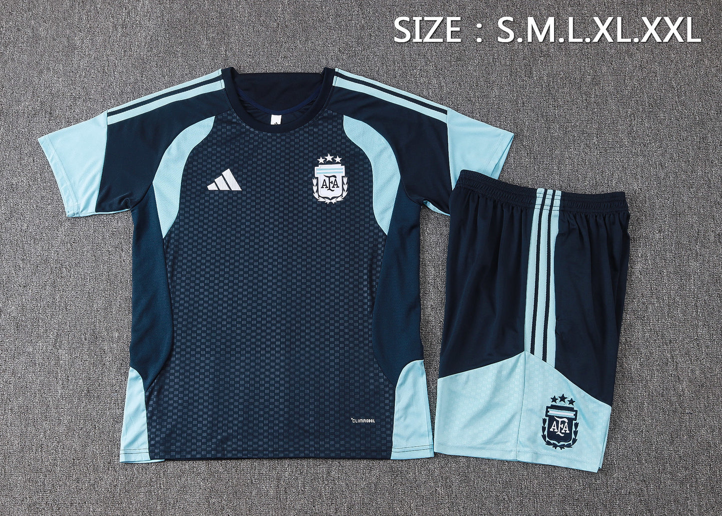 Argentina Training Kit  - Navy/Light Blue