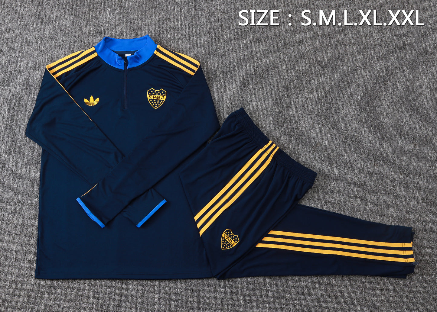 Boca Juniors 1/4 Zip Tracksuit Set - Classic Home