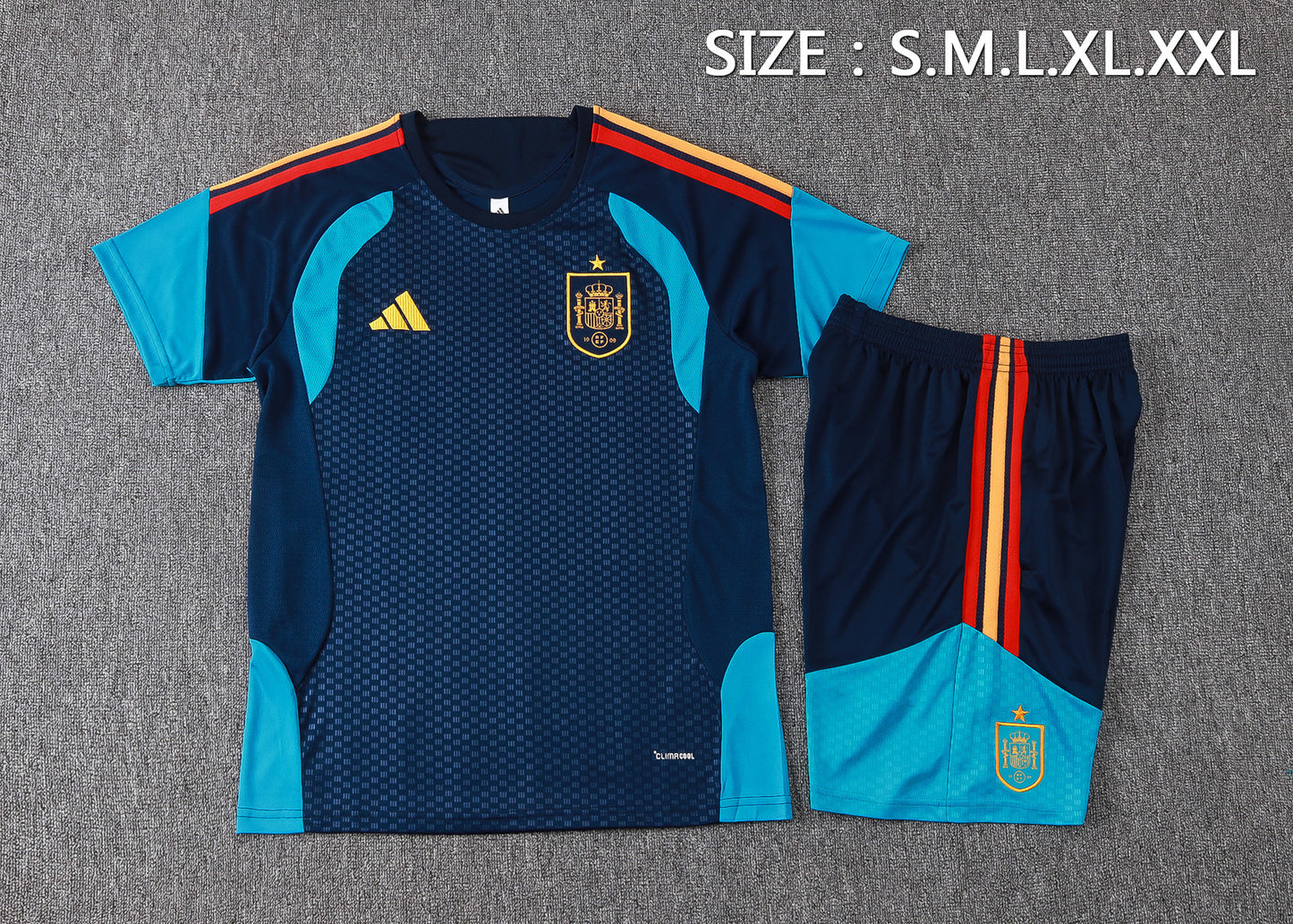 Spain Training Kit  - Navy/Light Blue