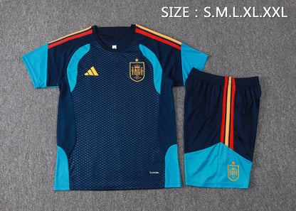 Spain Training Kit  - Navy/Light Blue