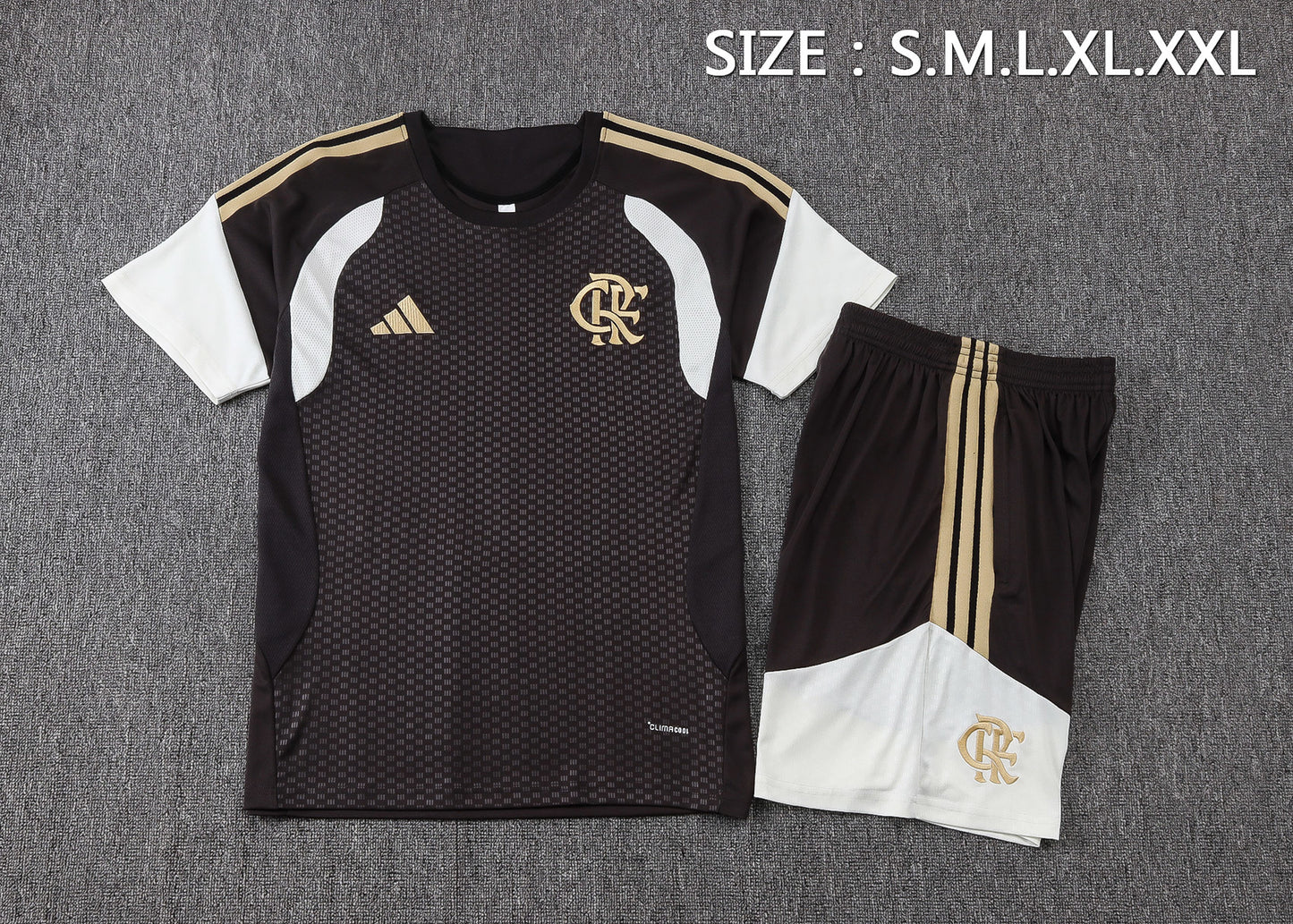 Flamengo Training Kit  - Black/White/Gold