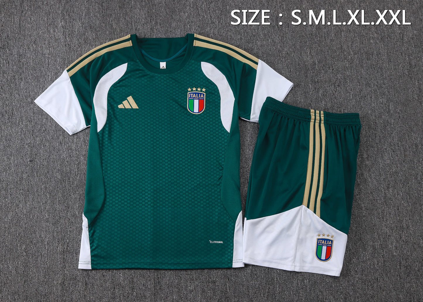 Italy Training Kit  - Green/White
