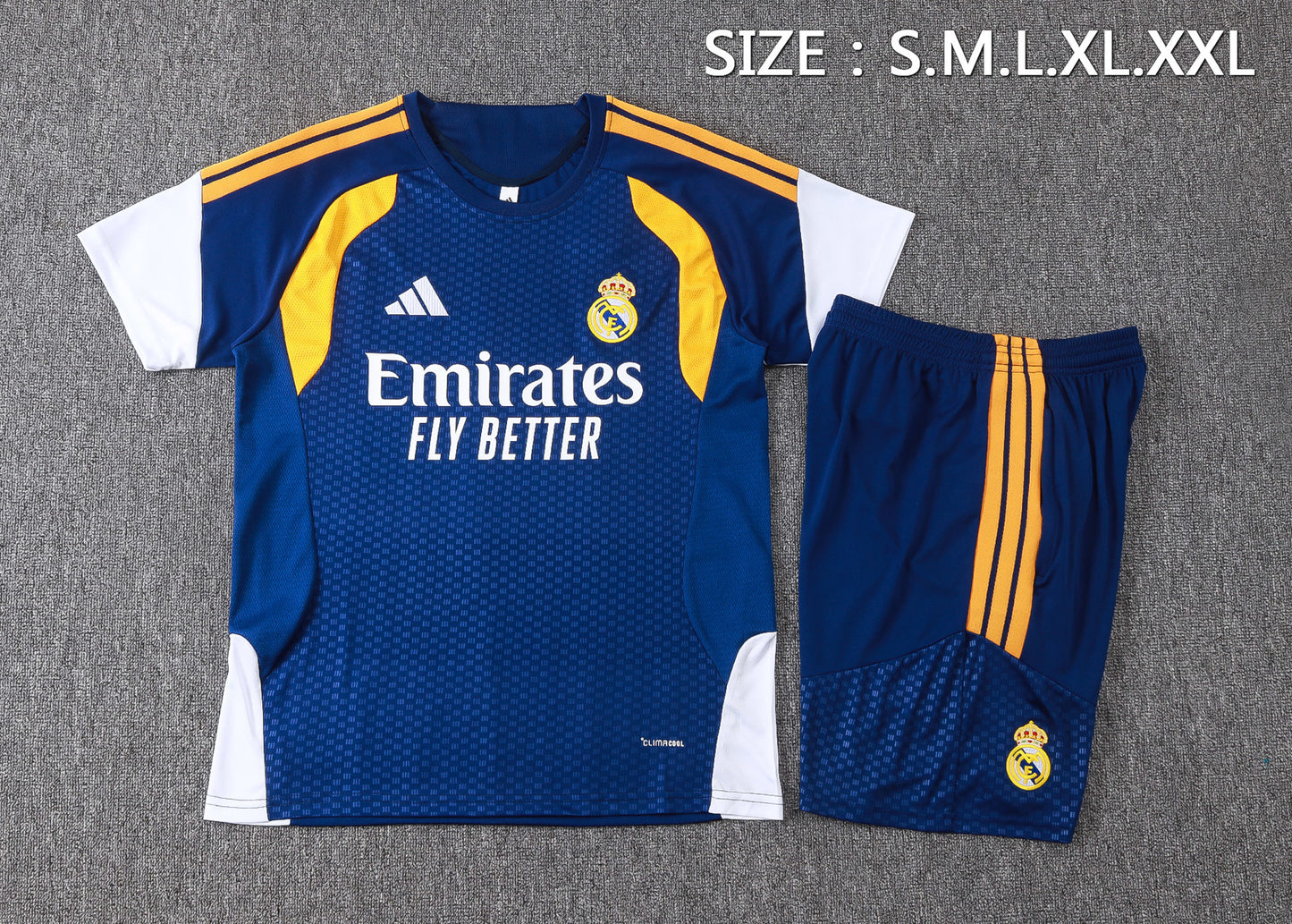 Real Madrid Training Kit  - Navy/Gold