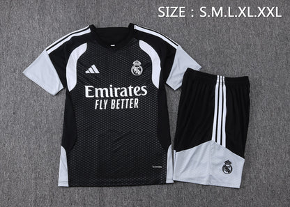 Real Madrid Training Kit  - Black/White/Grey