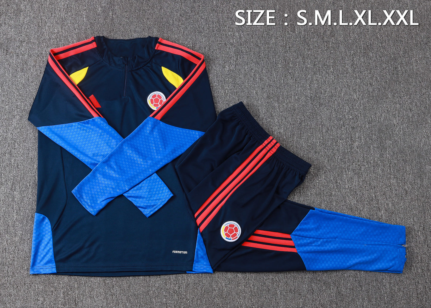 Colombia 1/4 Zip Tracksuit Set - Away