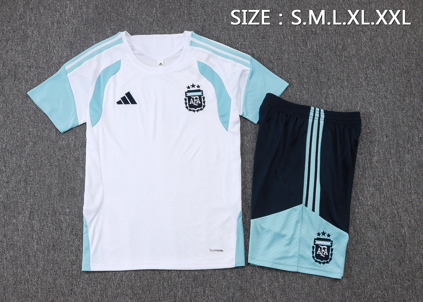 Argentina Training Kit  - White/Light Blue/Navy