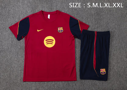 Barcelona Training Kit  - Maroon/Navy