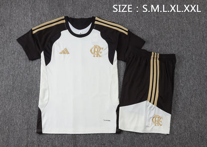 Flamengo Training Kit  - White/Black/Gold
