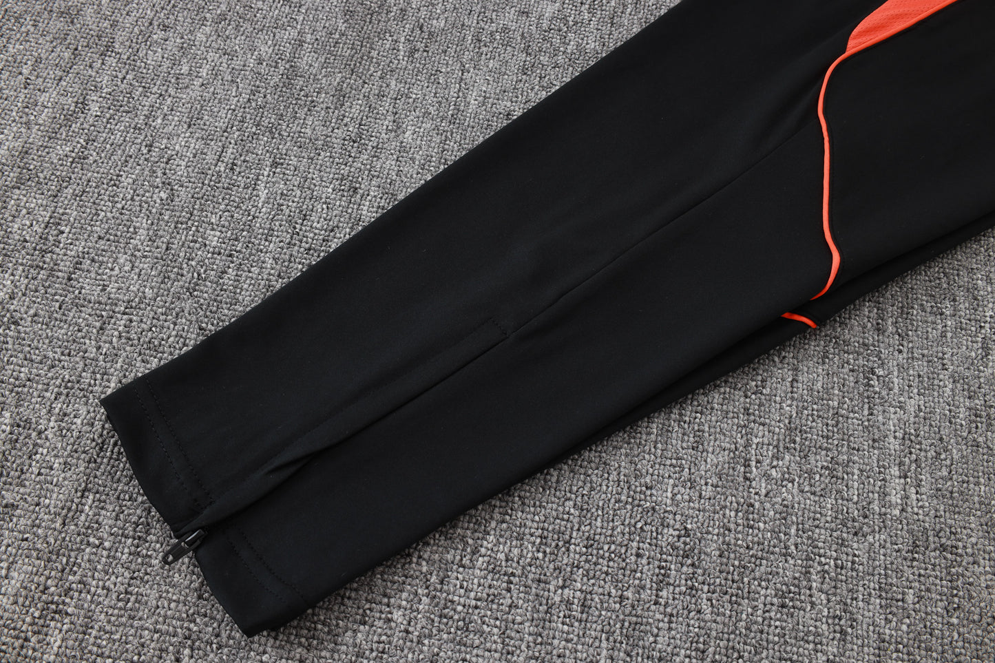 Netherlands 1/4 Zip Tracksuit Set - Black/Orange