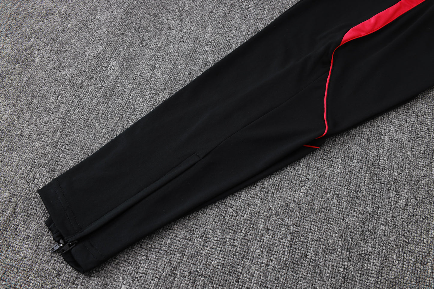 Brazil 1/4 Zip Tracksuit Set - Black/Red Jordan