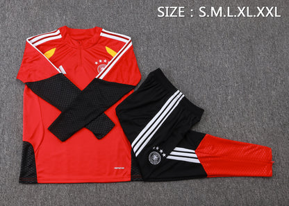 Germany 1/4 Zip Tracksuit Set - Red/Yellow/Black