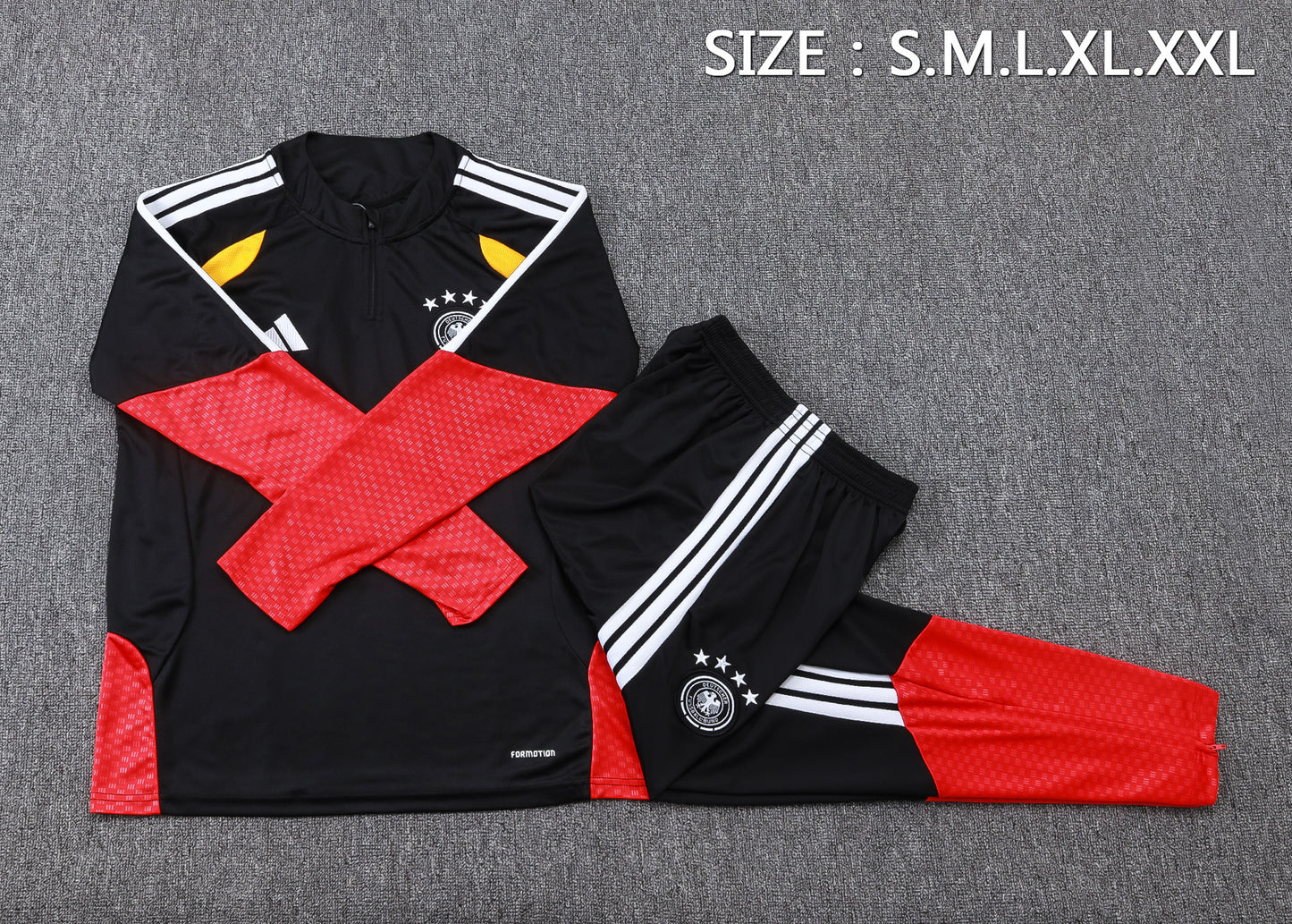 Germany 1/4 Zip Tracksuit Set - Away