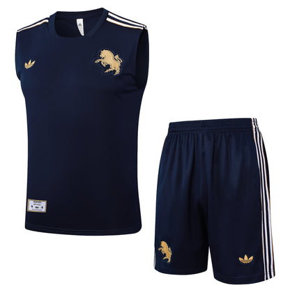 Juventus Sleeveless Training Kit - Retro Third