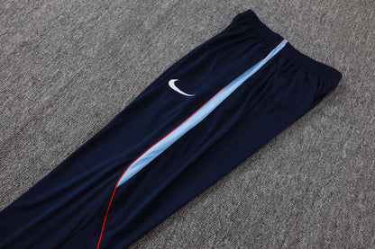 England 1/4 Zip Tracksuit Set - Light Blue/Navy