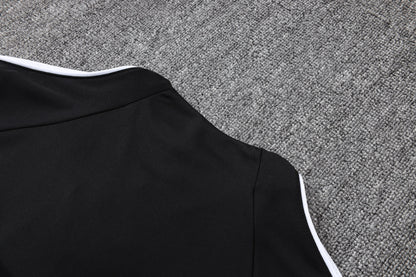 PSG 1/4 Zip Tracksuit Set - Black/White
