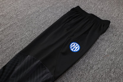Inter Milan 1/4 Zip Tracksuit Set Ice/Black