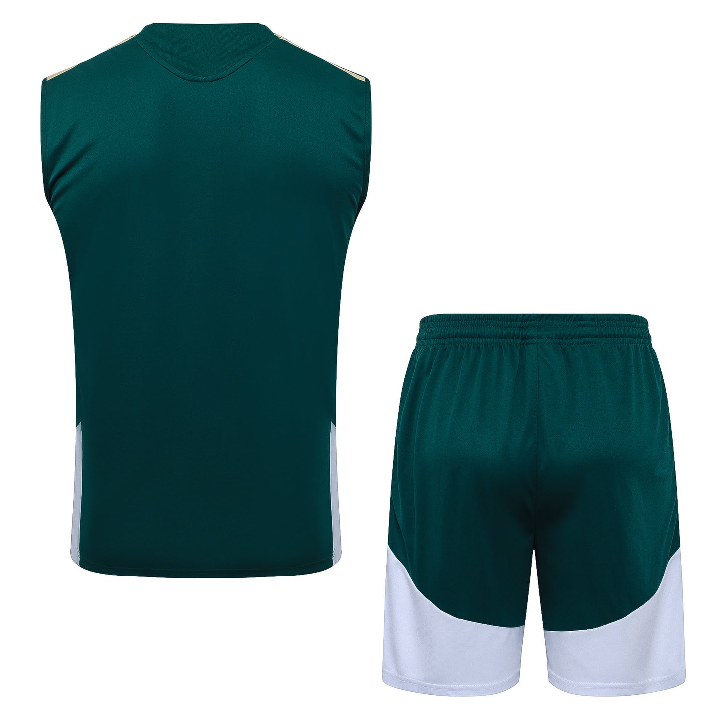 Italy Sleeveless Training Kit - Green/White