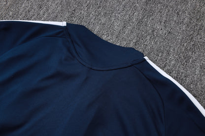 Cruzeiro 1/4 Zip Tracksuit Set - Navy/Blue