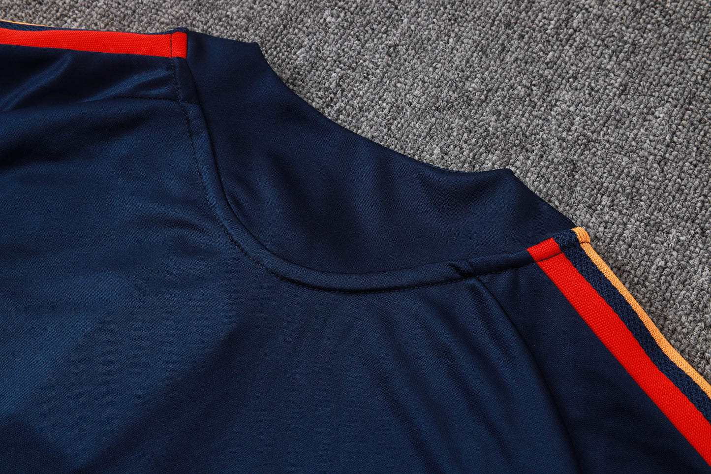 Spain 1/4 Zip Tracksuit Set - Navy/Light Blue