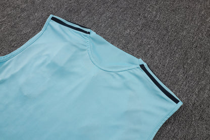 Argentina Sleeveless Training Kit - Light Blue/Navy