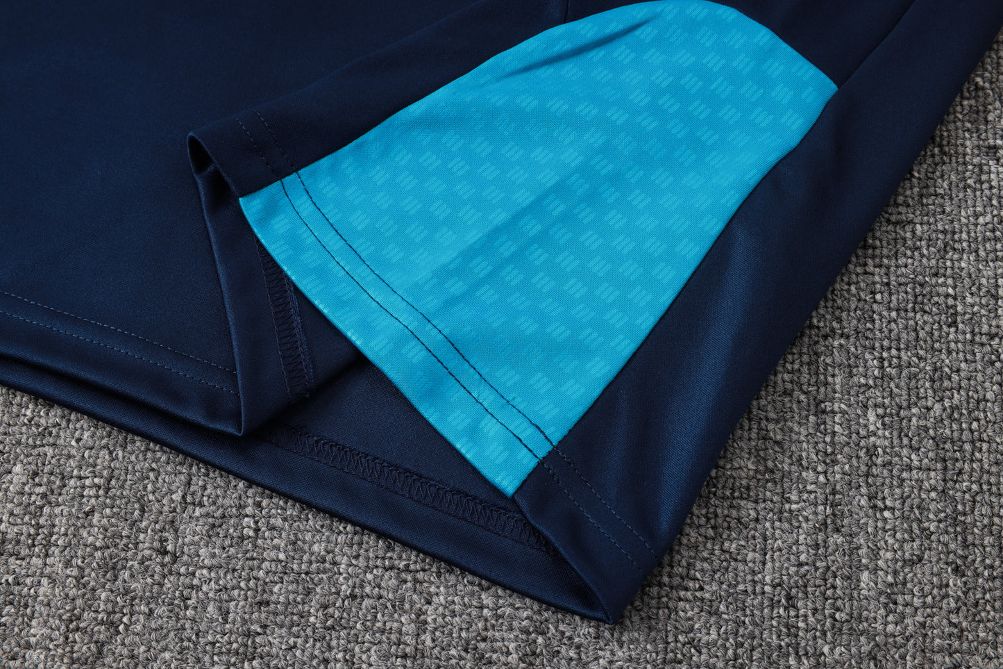 Spain 1/4 Zip Tracksuit Set - Navy/Light Blue