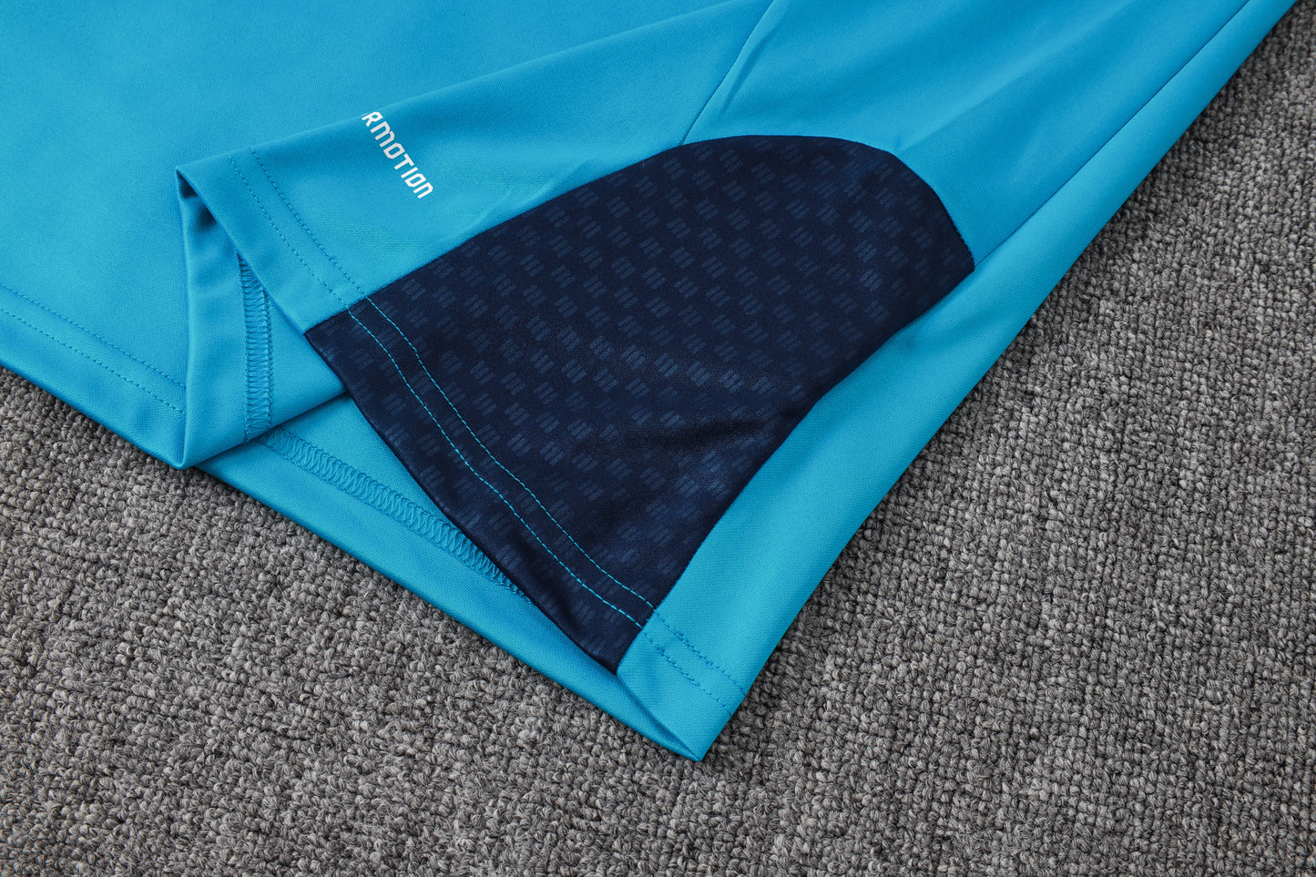 Spain 1/4 Zip Tracksuit Set - Light Blue/Navy