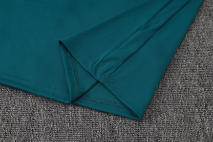 Brazil 1/4 Zip Tracksuit Set - Teal/Green