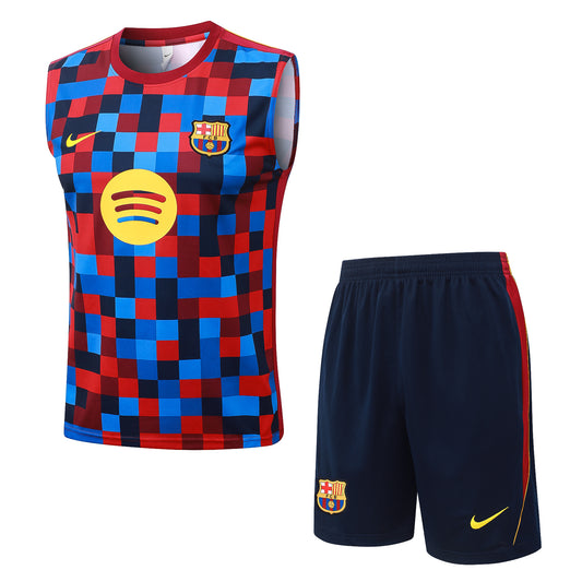 Barcelona Sleeveless Training Kit - Pre Match