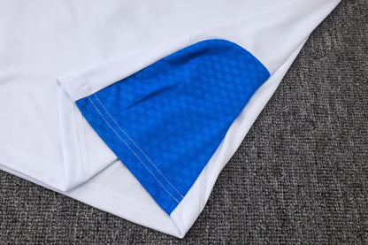 Juventus 1/4 Zip Tracksuit Set - White/Blue
