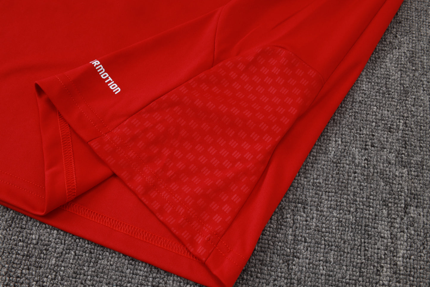 Spain 1/4 Zip Tracksuit Set - Red/Black/Grey