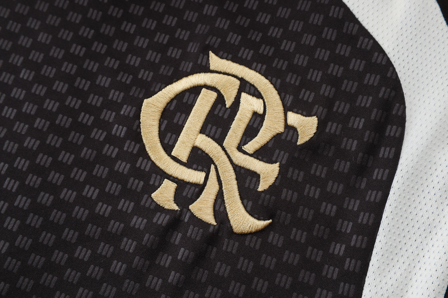 Flamengo Sleeveless Training Kit - Black/White/Gold