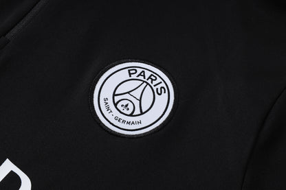 PSG 1/4 Zip Tracksuit Set - Black/White