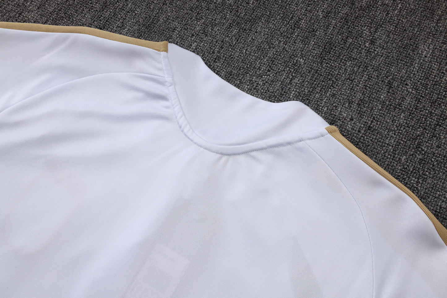 Italy 1/4 Zip Tracksuit Set - White/Green