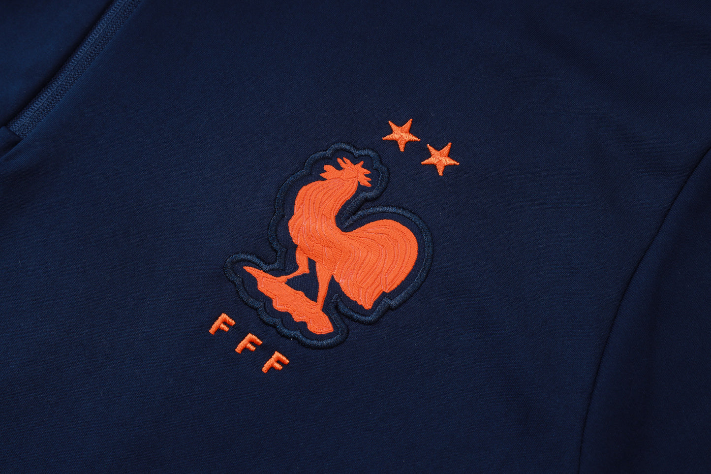 France 1/4 Zip Tracksuit Set - Navy/Blue