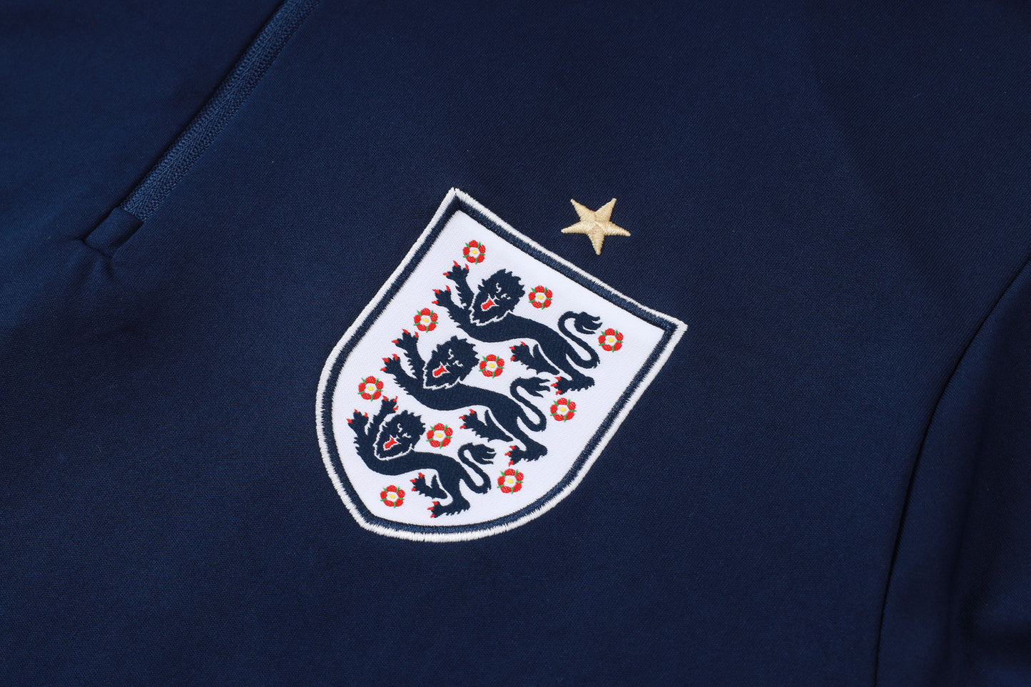 England 1/4 Zip Tracksuit Set - Navy