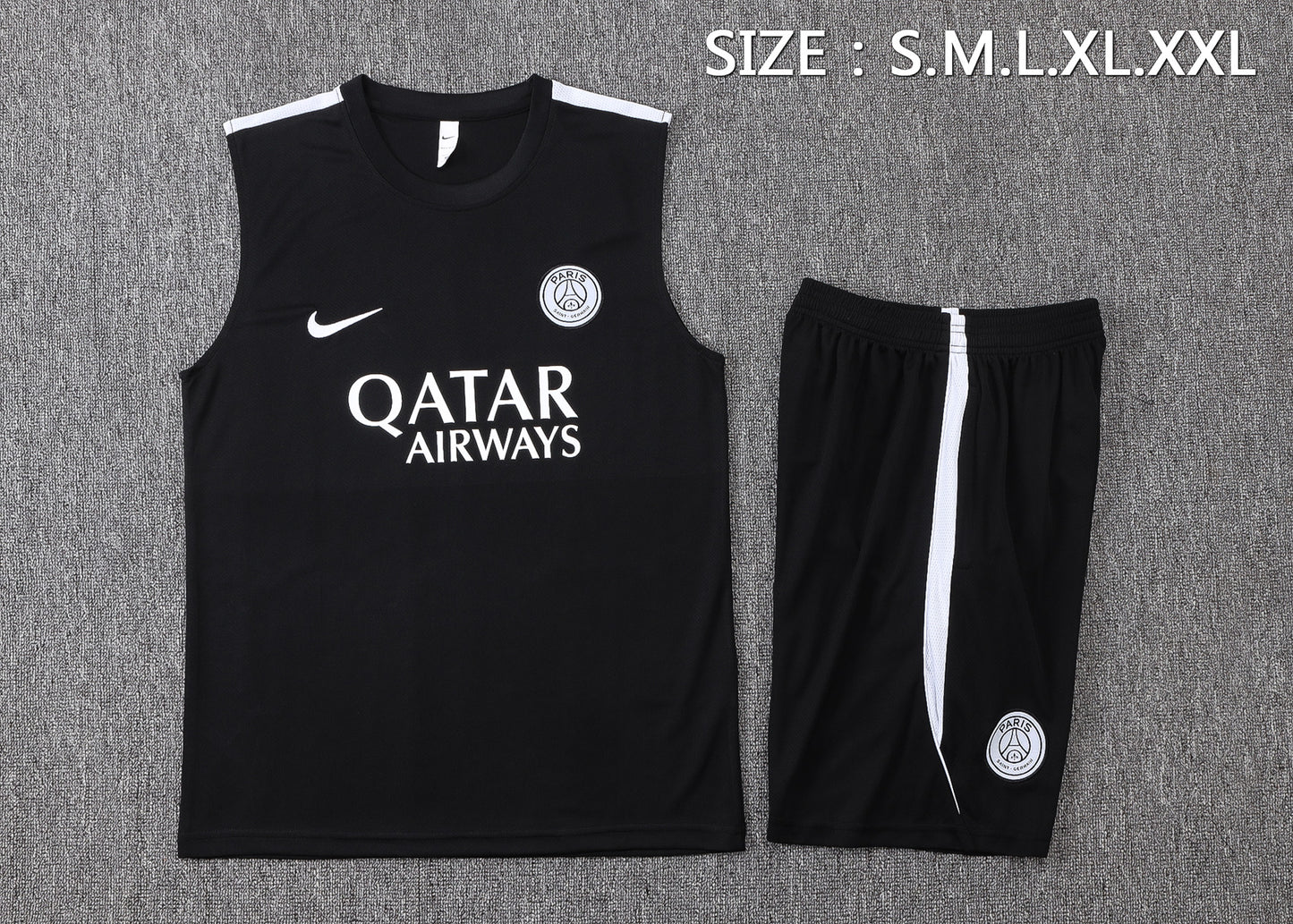 PSG Sleeveless Training Kit - Black